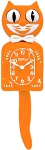 California Clock, Kit-Cat, Festival Orange